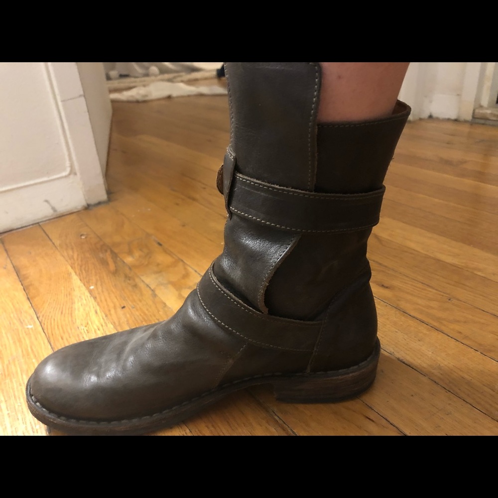 Brown Leather Boots